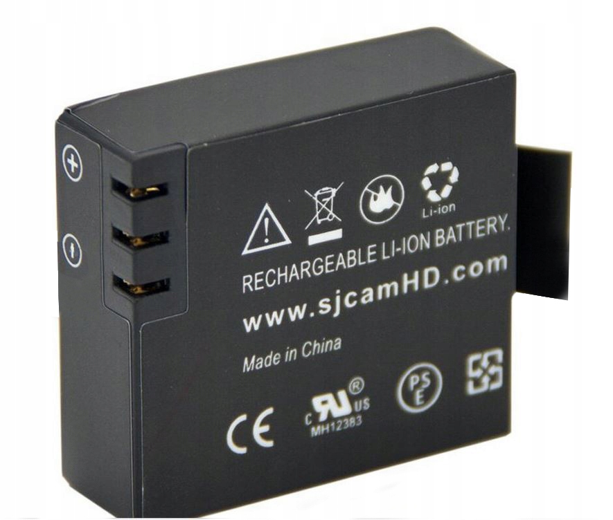 Oryginalna bateria, akumulator SJCAM SJ4000 SJ5000 M10 3,7V, 900mAh, 3,33Wh EAN (GTIN) 8581606533748