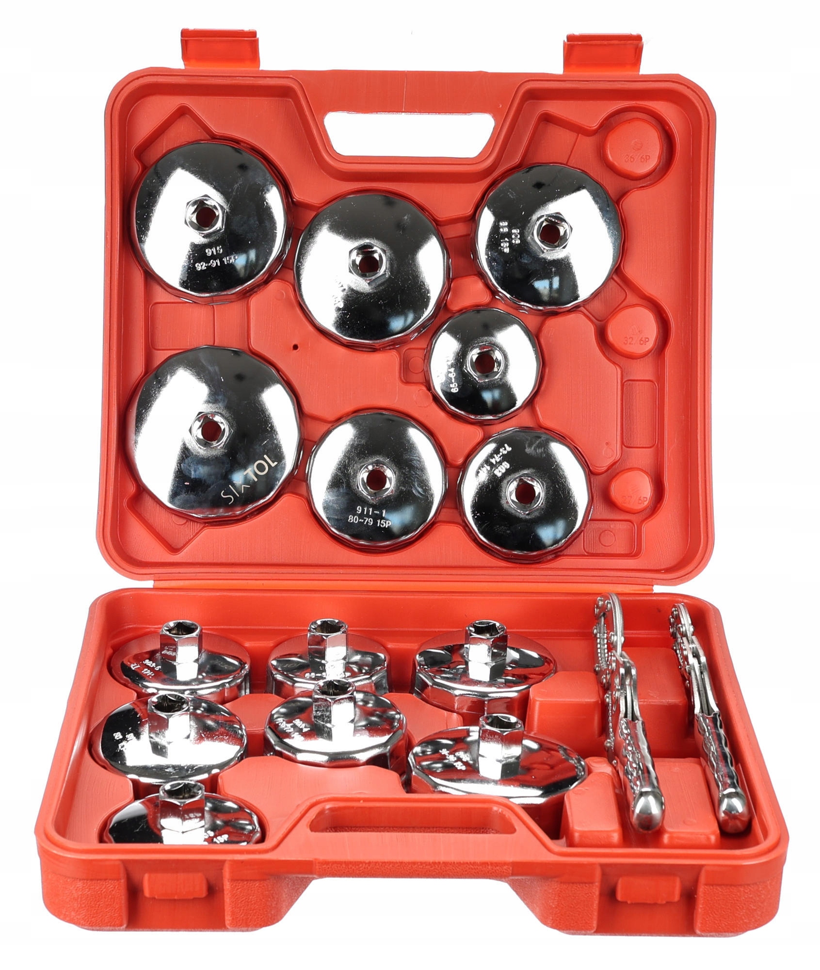 Sada kalíškových kľúčov na olejové filtre Mechanic Oil Wrench 16, 16 ks