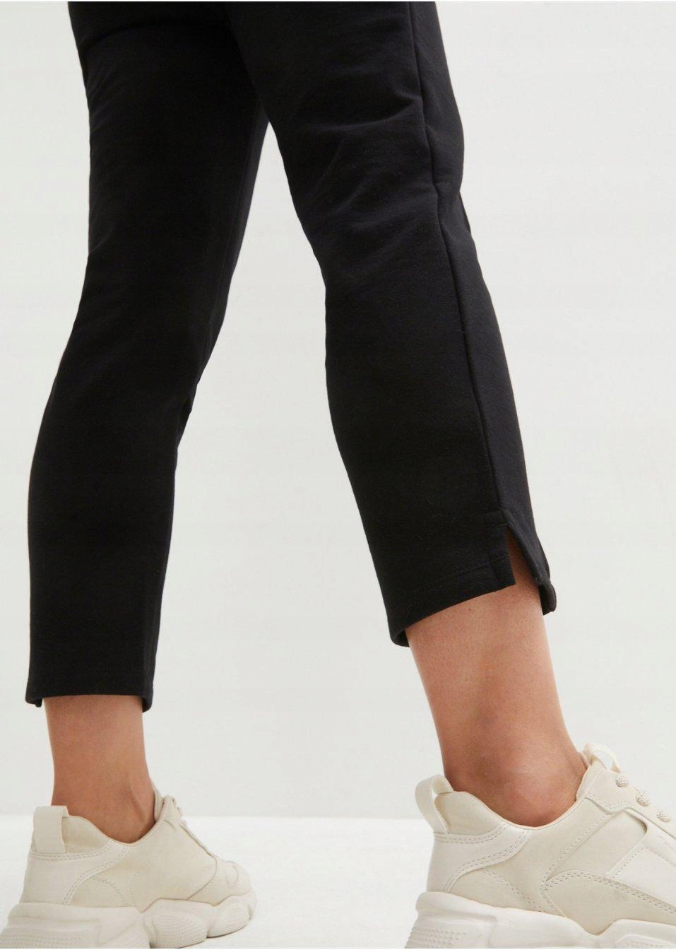 52/54 SPODNIE CIĄŻOWE LUŹNE xju Kolor czarny