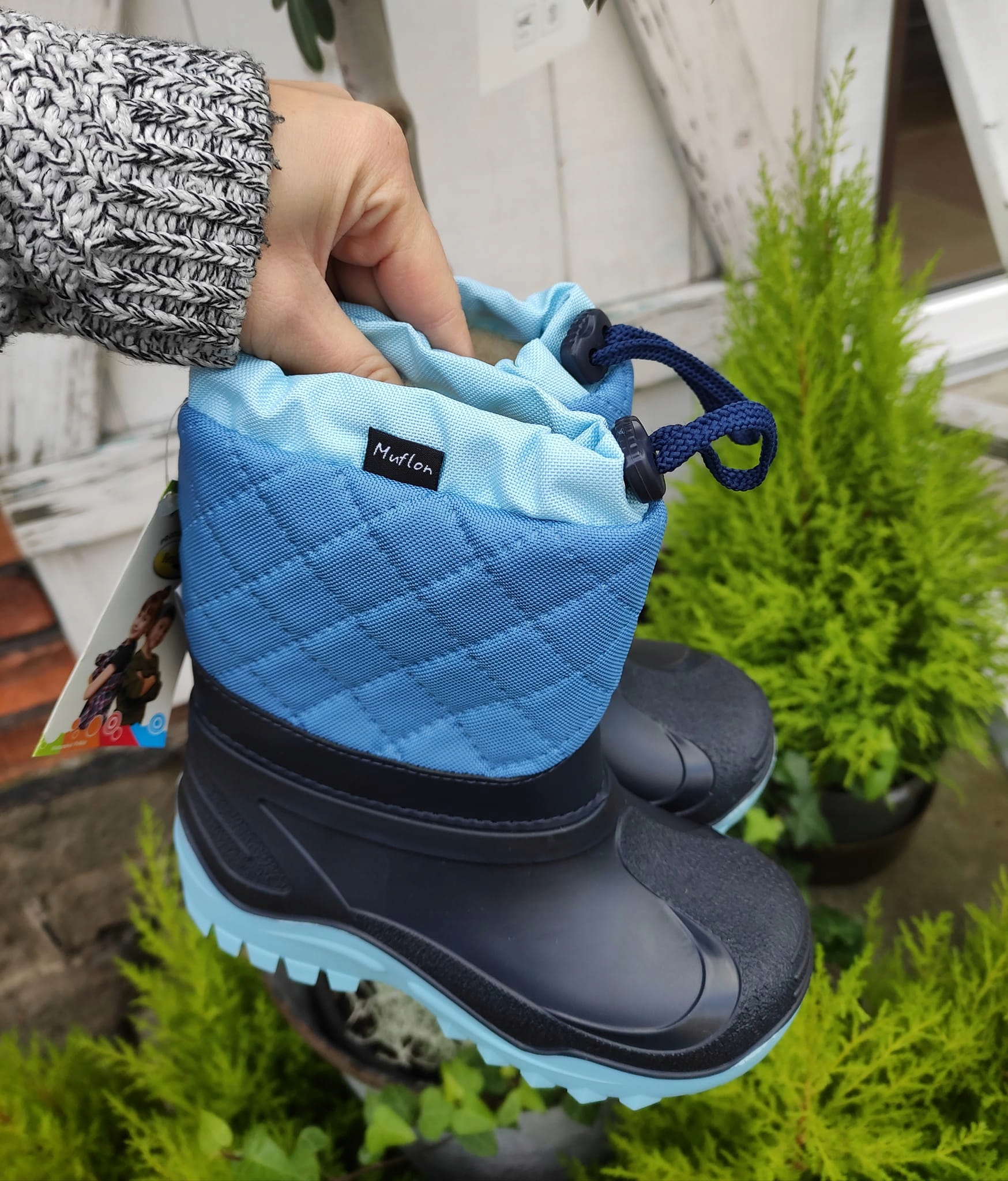 MUFLON REN-BUT śniegowce z naturalną wełną owczą wodoodporne -30 st 27 Kod producenta 22-468