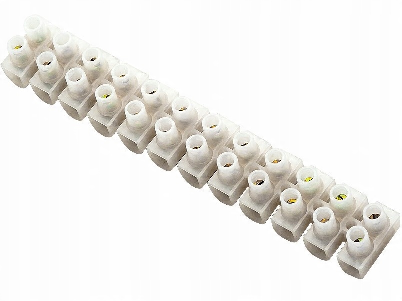 

Kostka elektryczna 12 pól r= 6mm2 biała