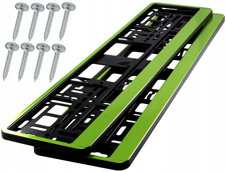 

Ramki Pod Tablice Rejestracyjna Green Zestaw 2 Szt