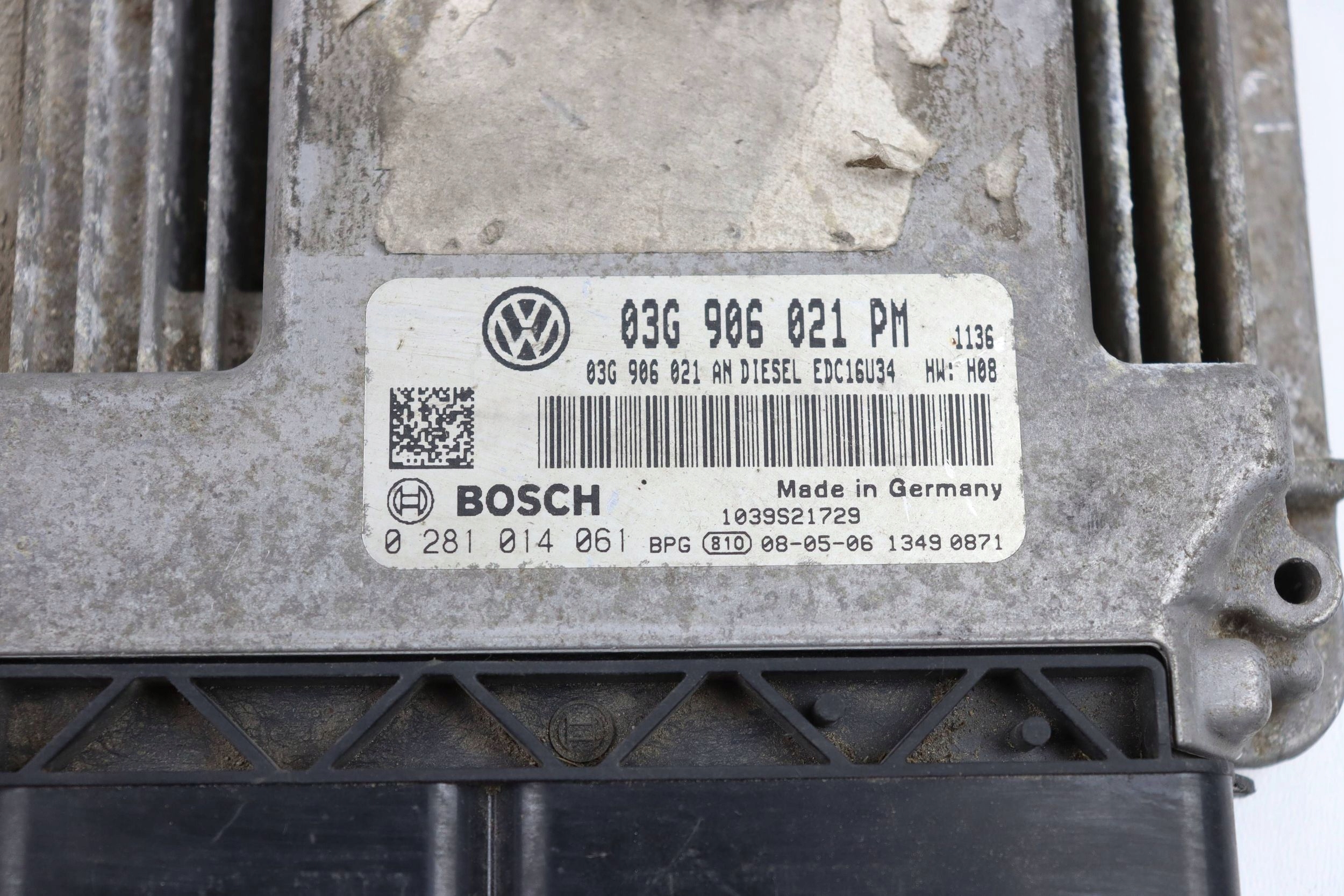 VW GOLF V computer control unit of the engine 1.9 TDI 03G906021PM 03G906021AN
