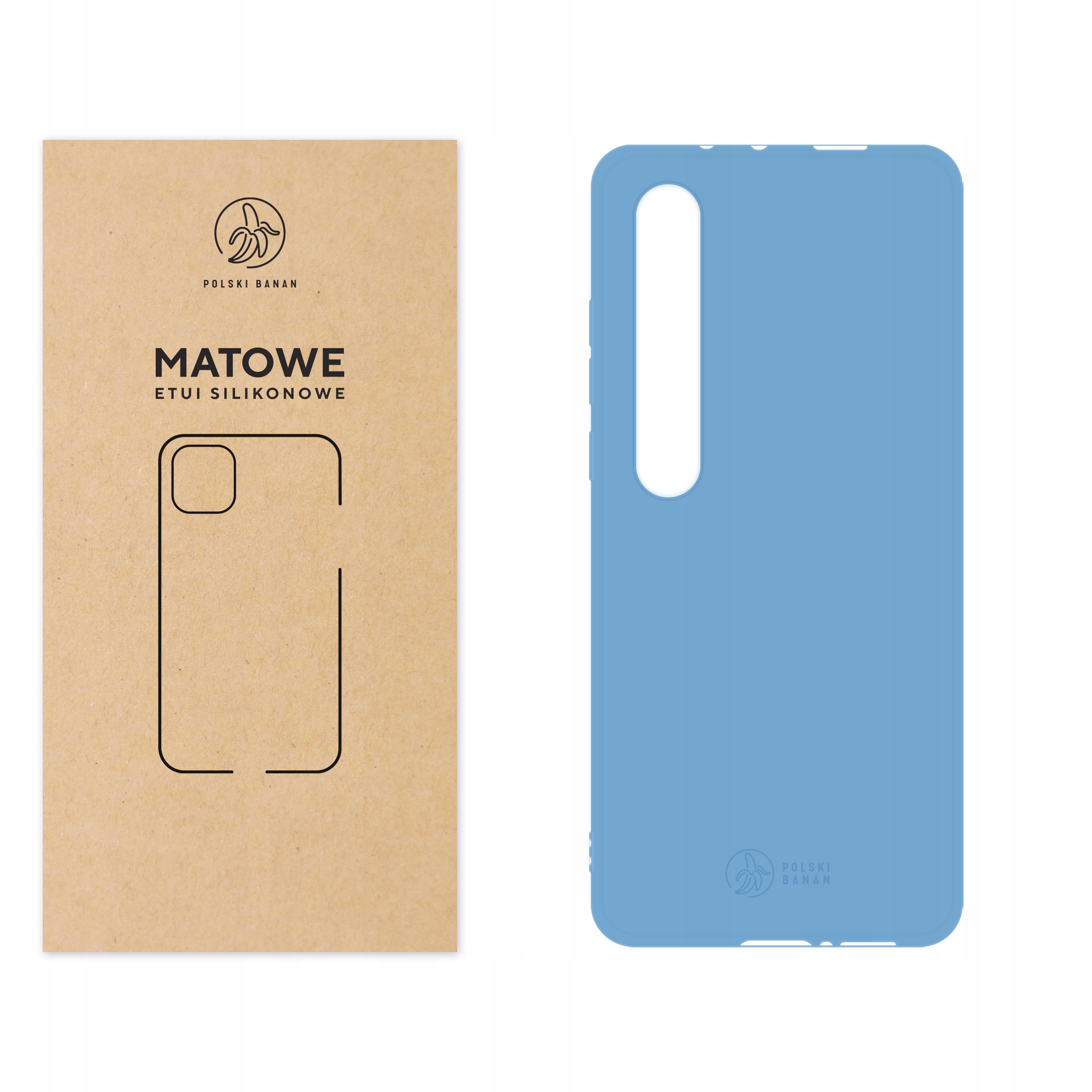 

Etui Matowe do Xiaomi Mi 10 błękitne