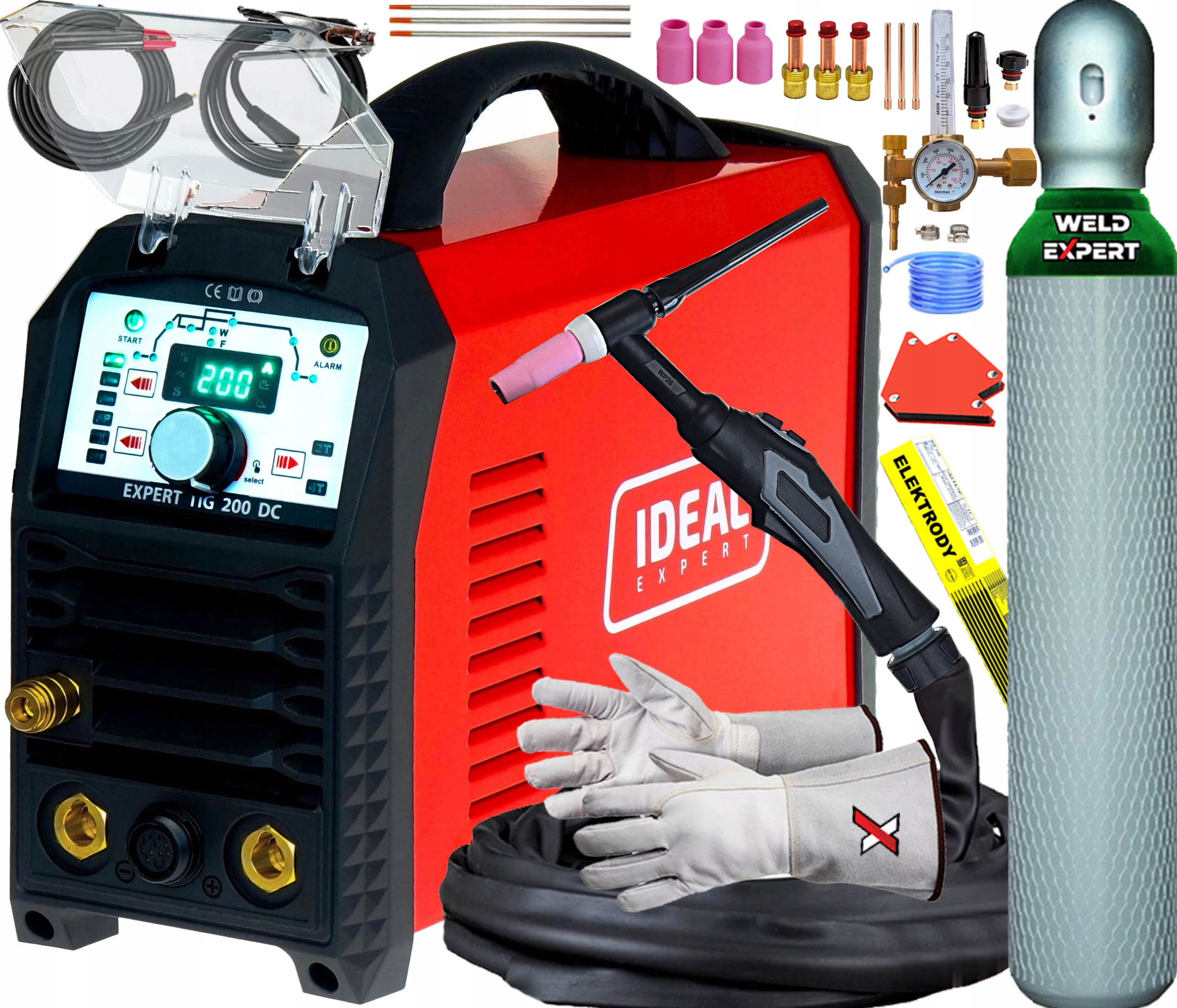 Svařovací Stroj Expert Ideal Tig 200 DC Tig Hf Puls Mma
