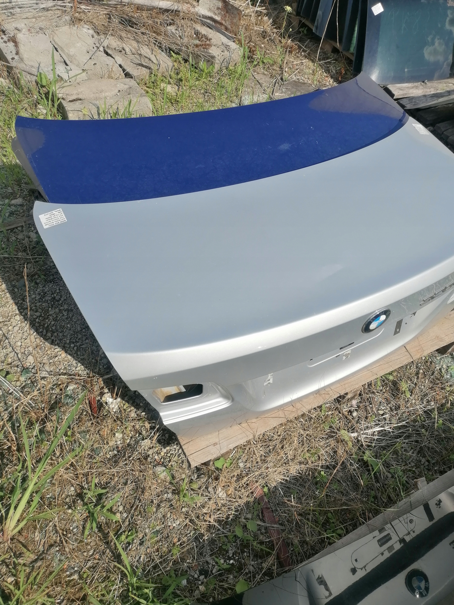 BMW E92 trunk door boot rear rear part TITANSILBER 354