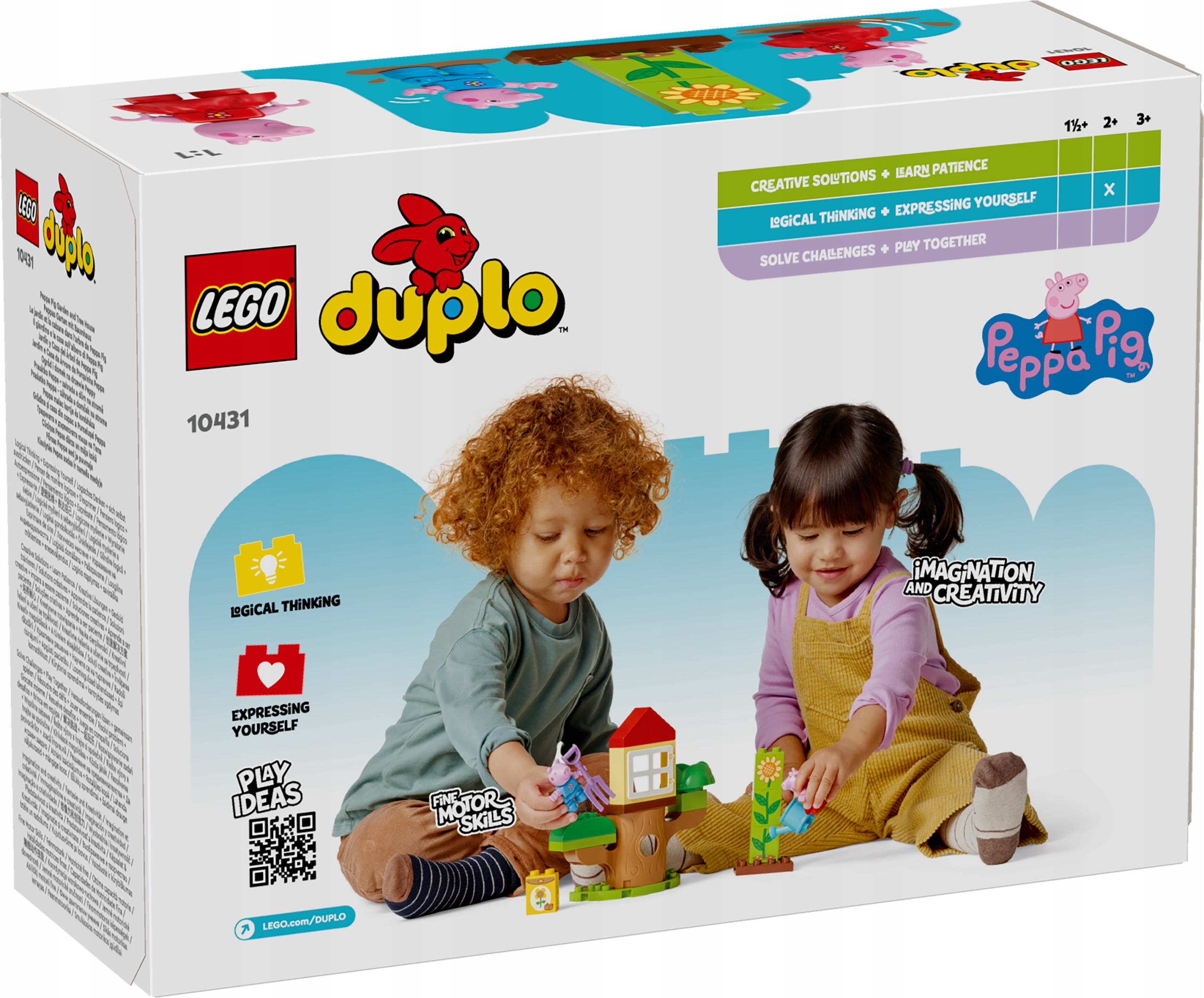 LEGO DUPLO ŚWINKA PEPPA 10431 OGRÓD I DOMEK NA DRZEWIE PEPPY zestaw klocków Numer produktu 10431