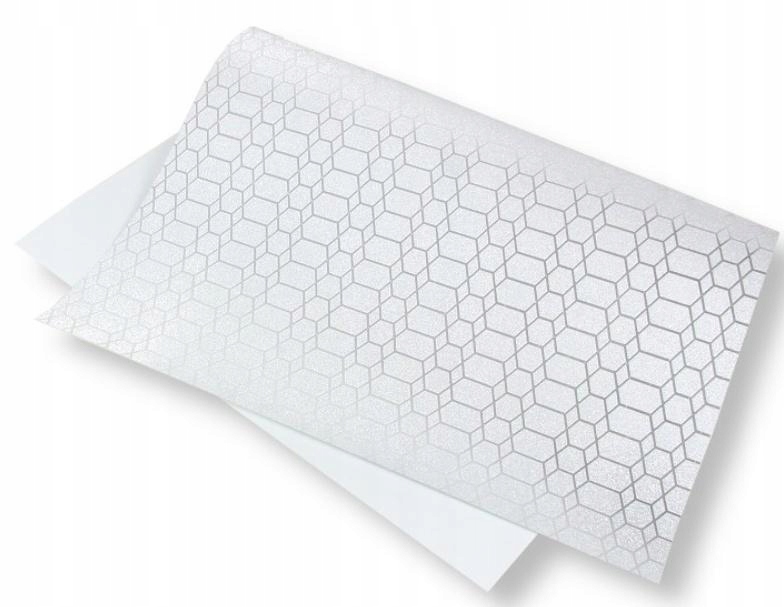 Papier ozdobny brokatowy 140g 40x60cm jasny żółty