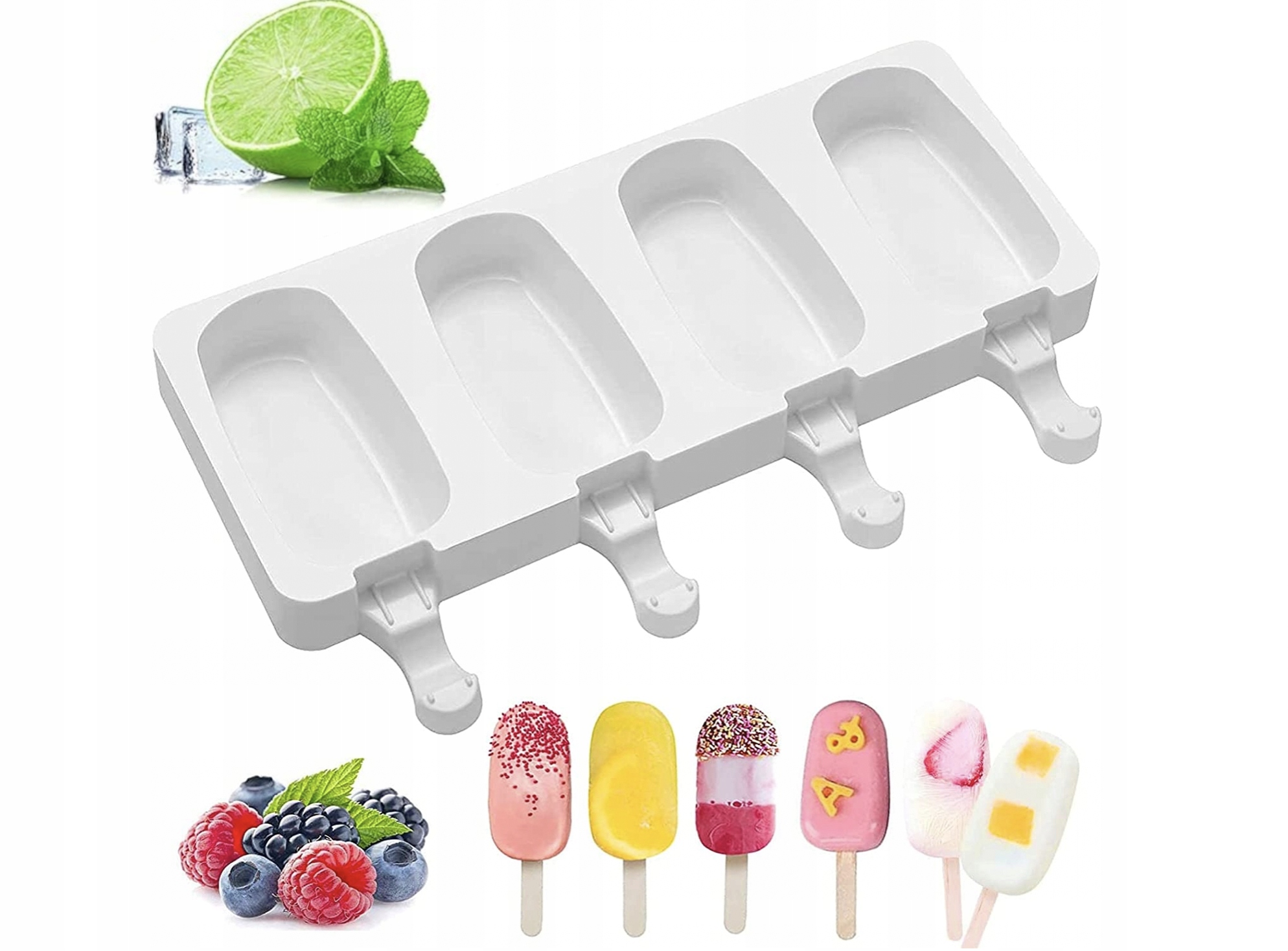 

Foremki Formy Silikonowa Forma Do Lodów Na Patyku