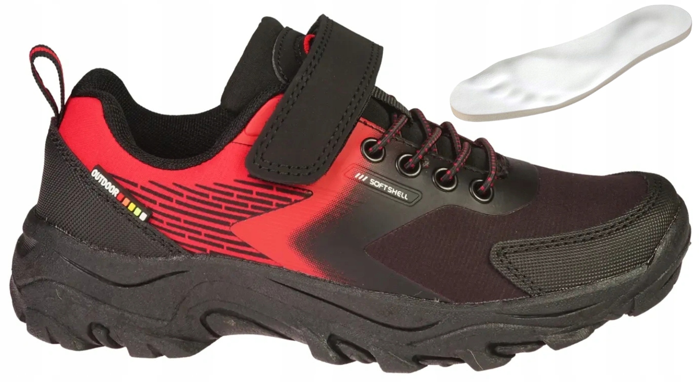 Dziecięce buty srortowe softshell American Club CWT282RE czerwone