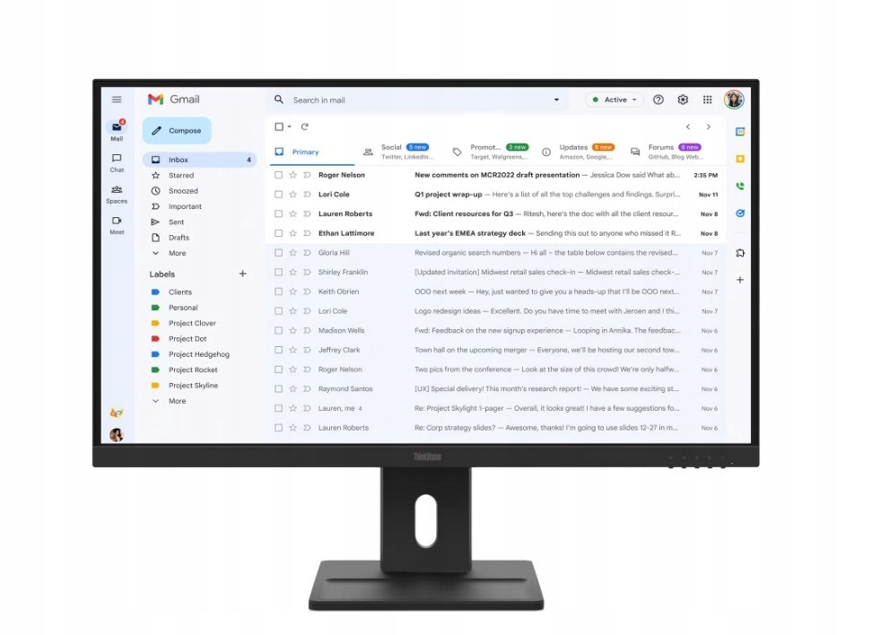 Lenovo Monitor 27.0 ThinkVision E27-40 Wled LCD 64BCMAT4EU