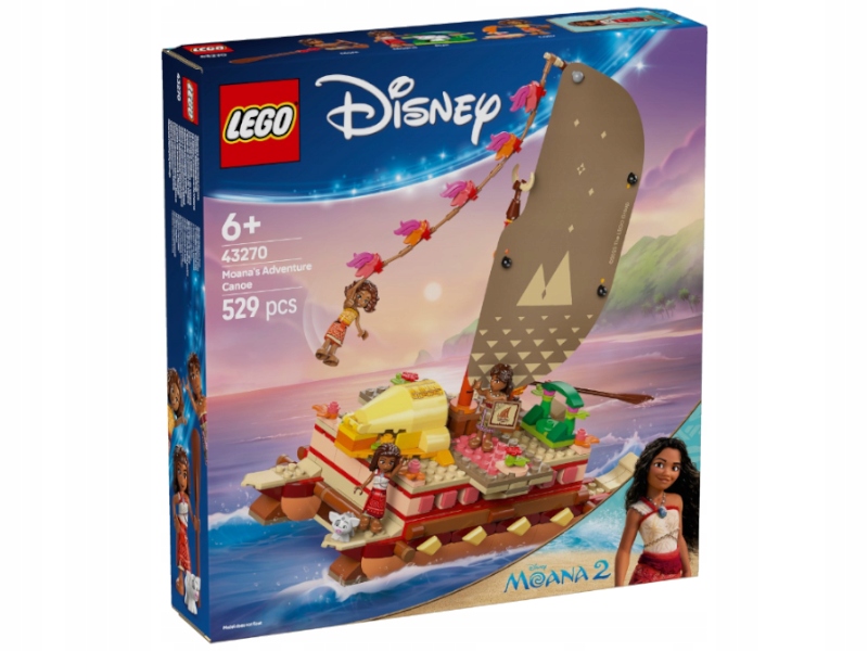 Lego 43270 Disney sada Kajakové dobrodružství Vaiany 6+ 529ks