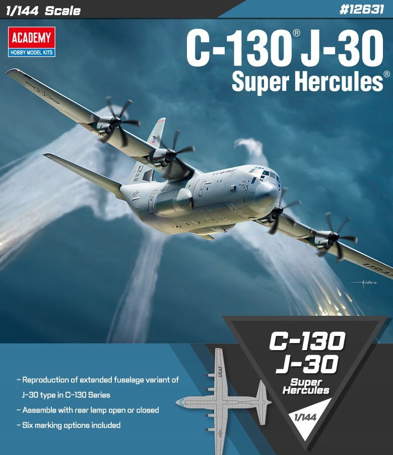 Academy 12631 C-130J-30 Hercules 1:144