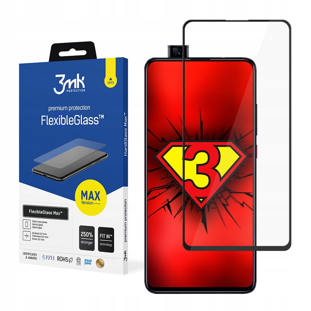 

Niepękające szkło do Xiaomi Mi 9T Pro 3mk Fg Max