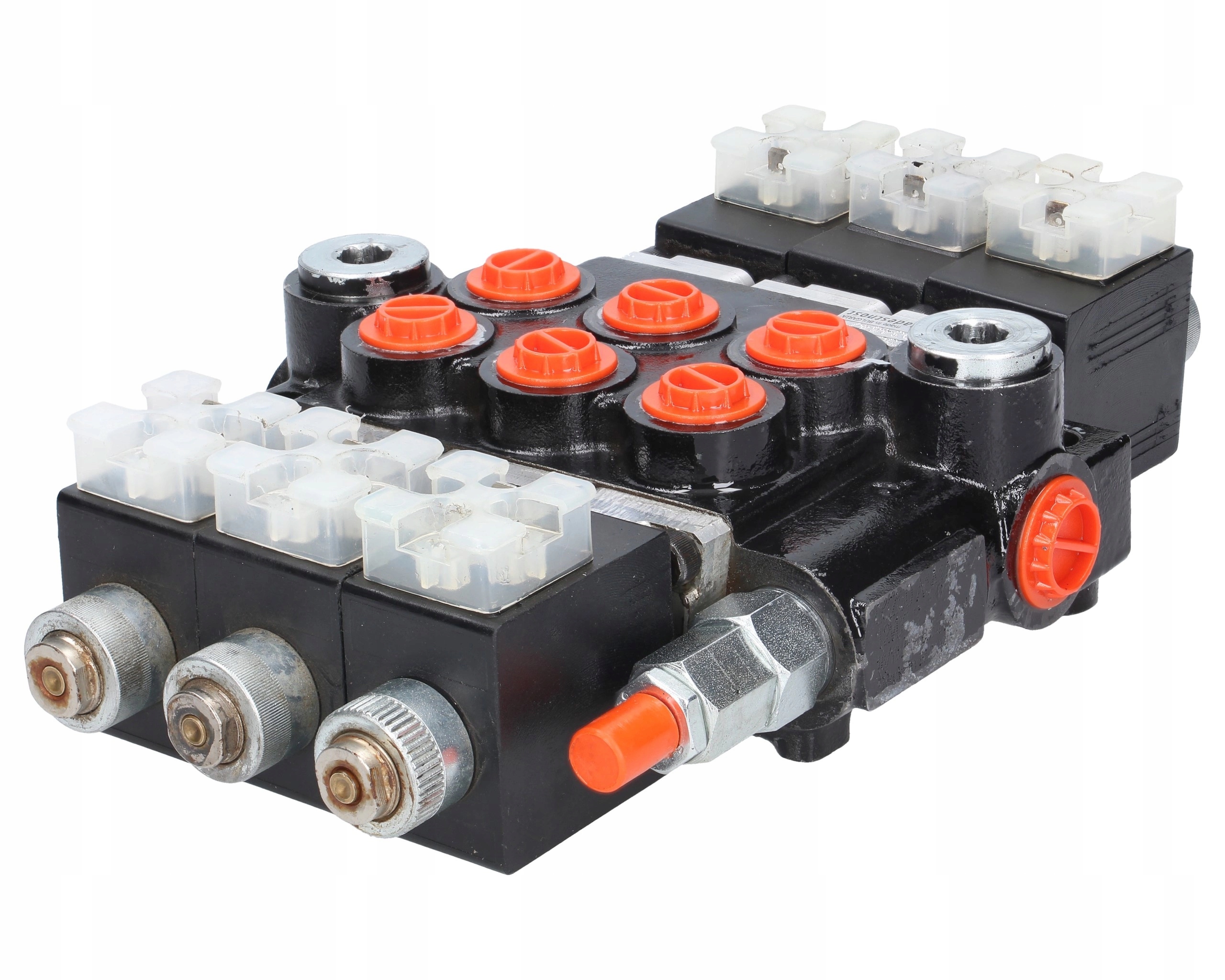 Hydraulický rozdělovač 3 elektrické sekce 50L