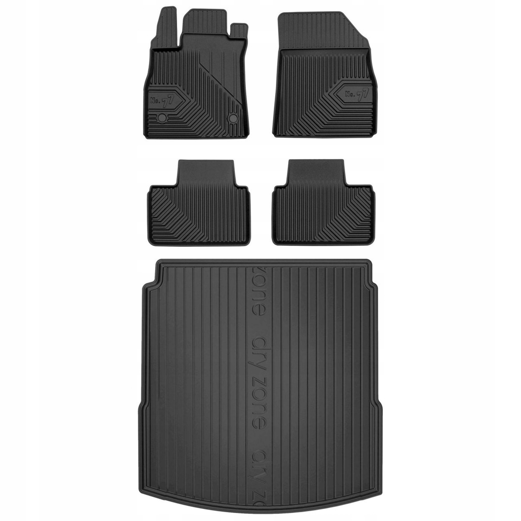 Gumová sada kobercov a rohoží Renault Talisman 2015-2020