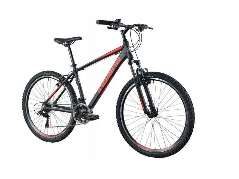 Rower górski Mtb Indiana X-Pulser 1.6 M15 26 cali męski Czarno-czerwony