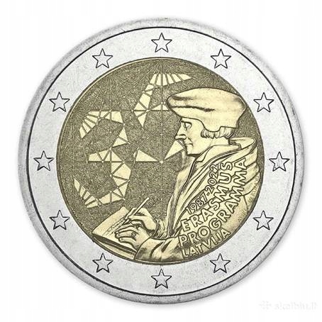 2 Euro 2022 - Łotwa (35. lat programu Erasmus)