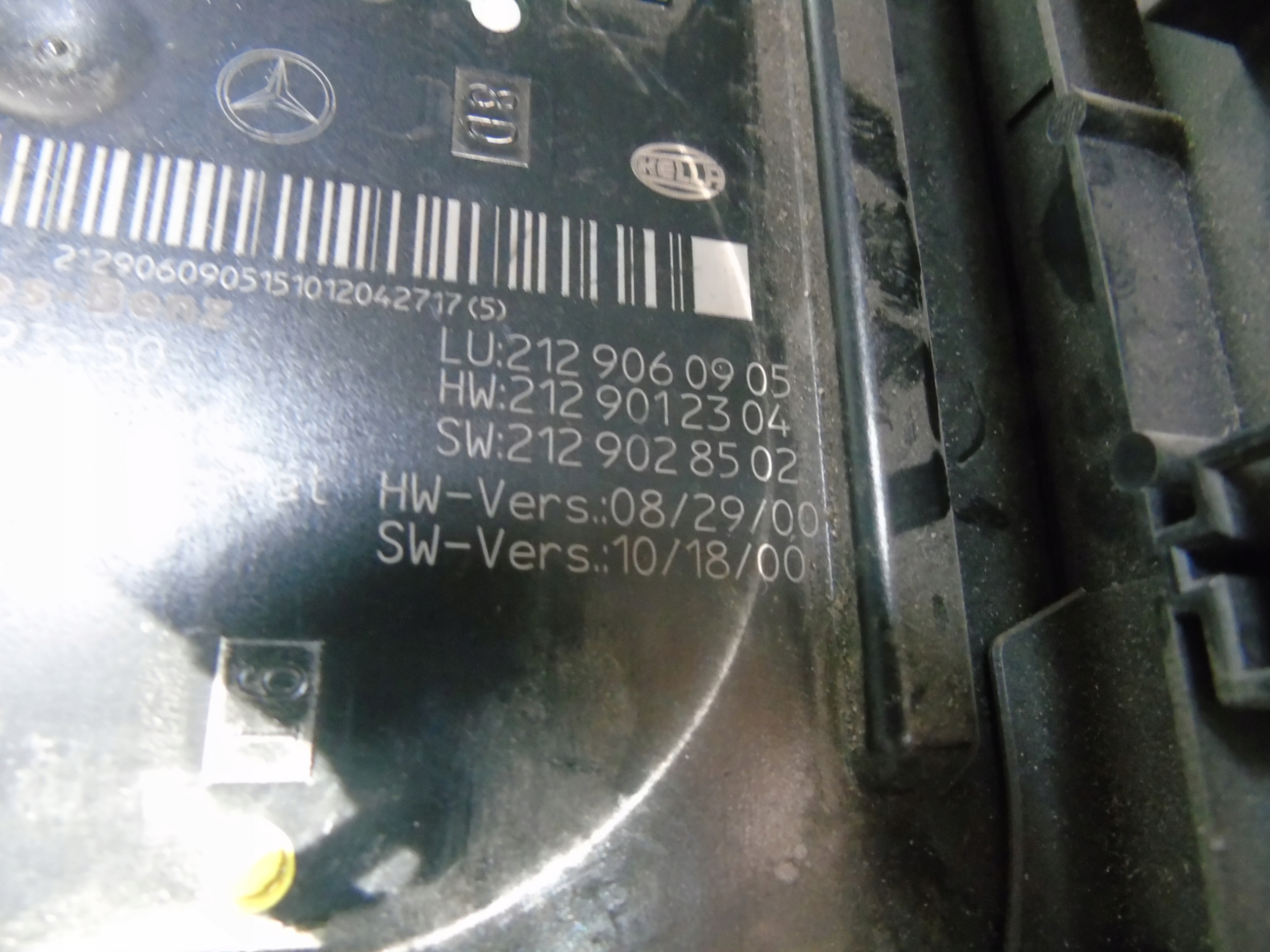 IDEALNY module control unit SAM MERCEDES W207 1 9