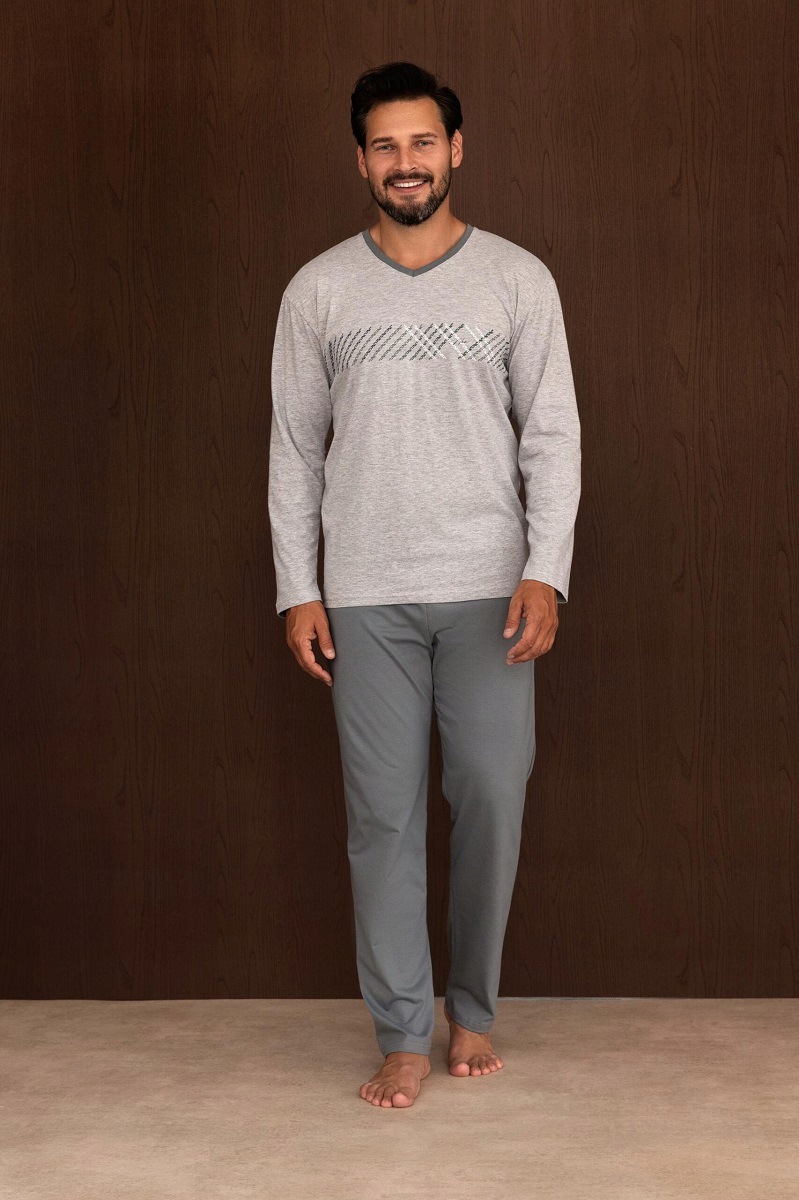 Pánské Pyžamo 6010/XXL Melír