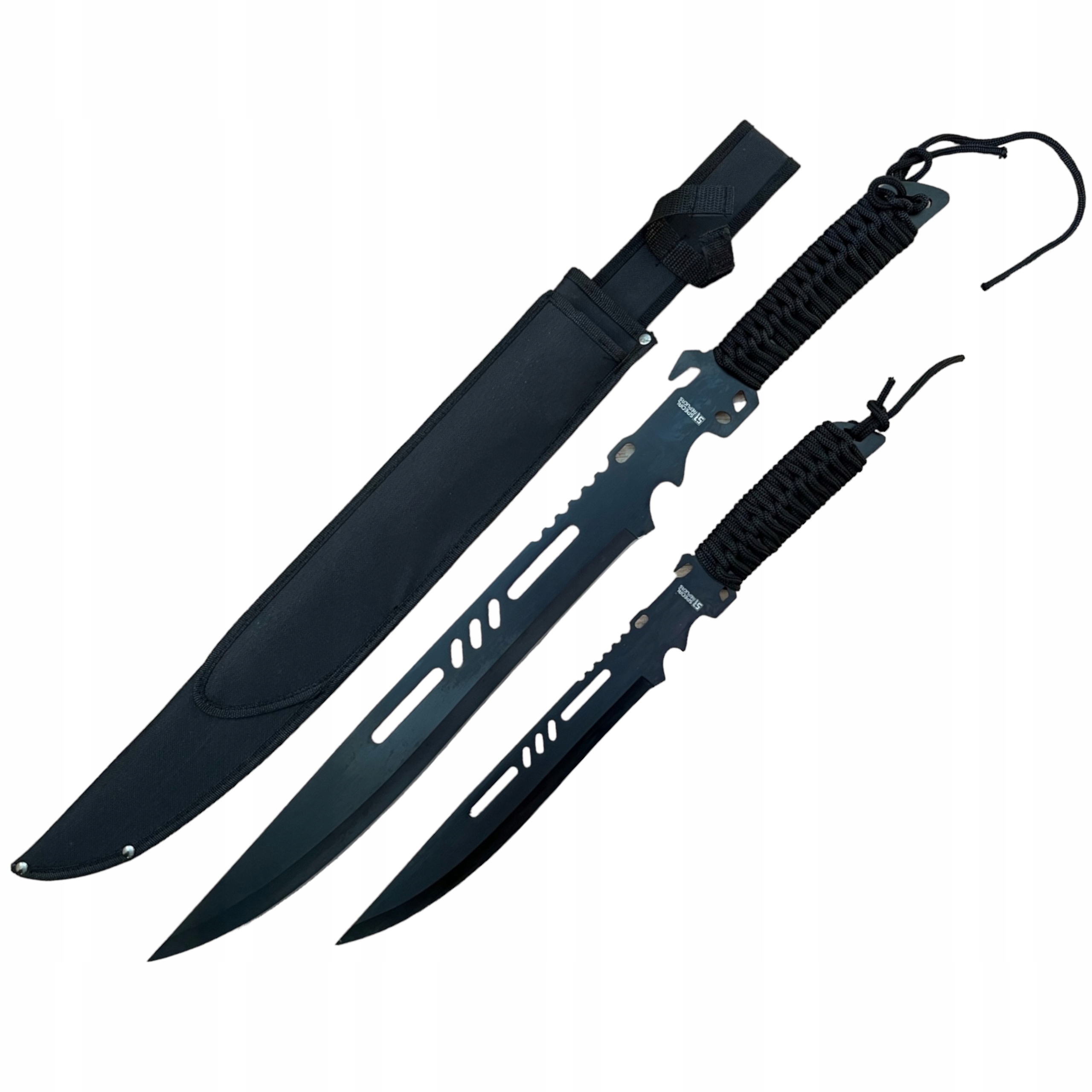 Meč Katana Ninja x 2 Trénink 68 cm a 45 cm D104