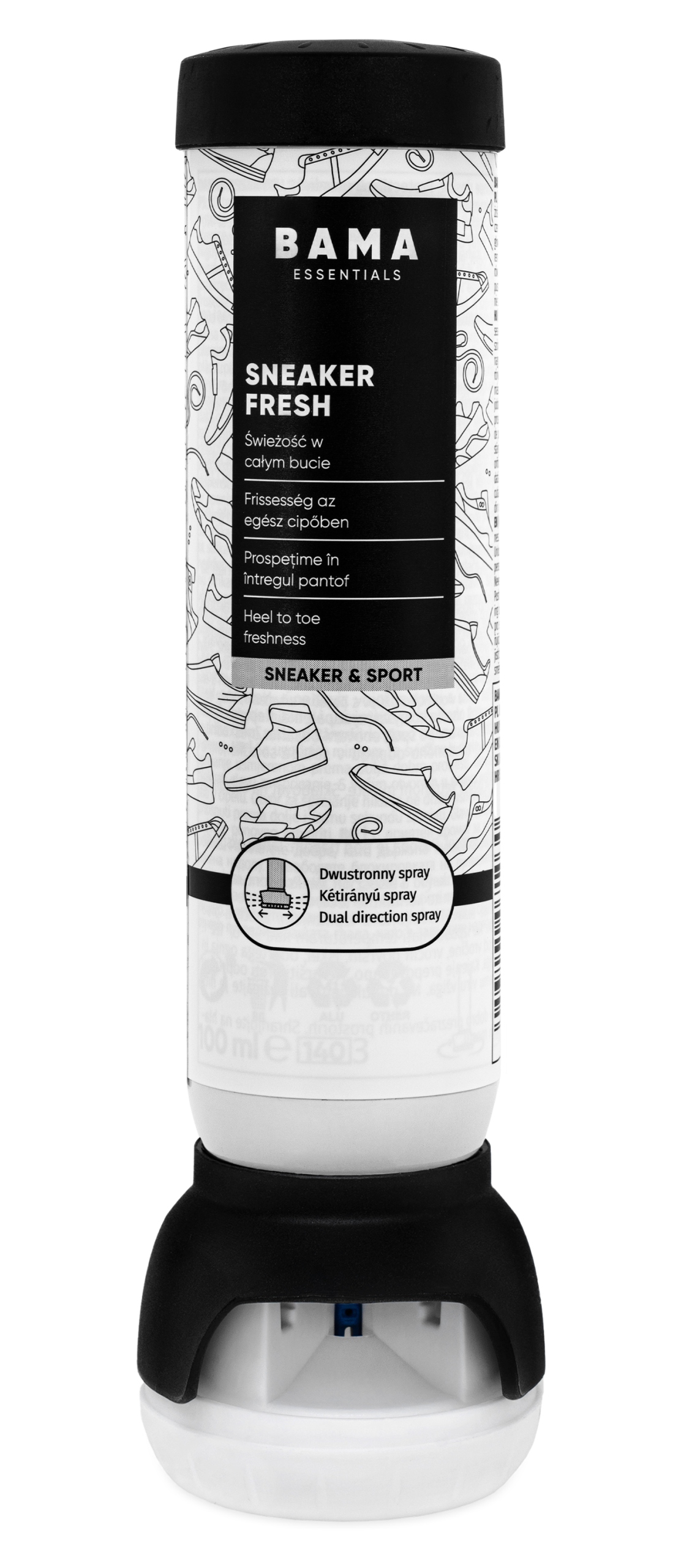 ODŚWIEŻACZ ANTYBAKTERYJNY DO BUTÓW BAMA SNEAKER FRESH 100 ml