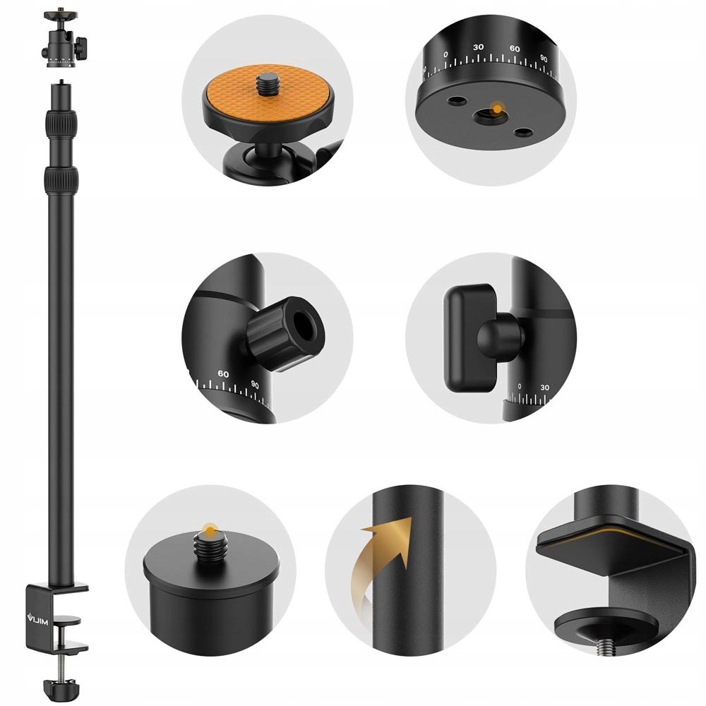 Uchwyt Biurkowy do Mikrofonu Kamery LED Ulanzi Vijim LS03 Model LS03