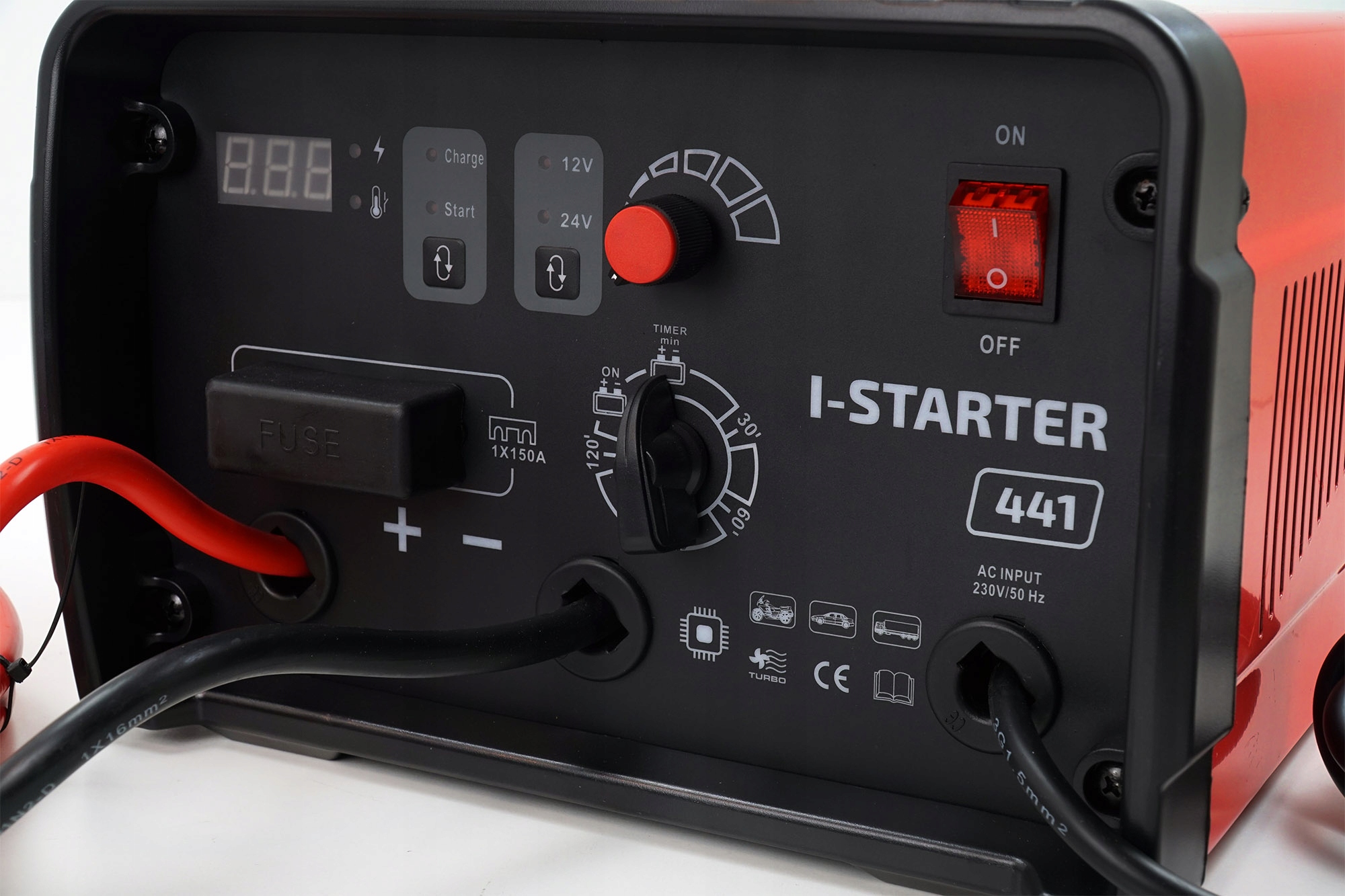 Prostownik samochodowy ROZRUCH Ideal starter 40A Maximum amperage 40 A