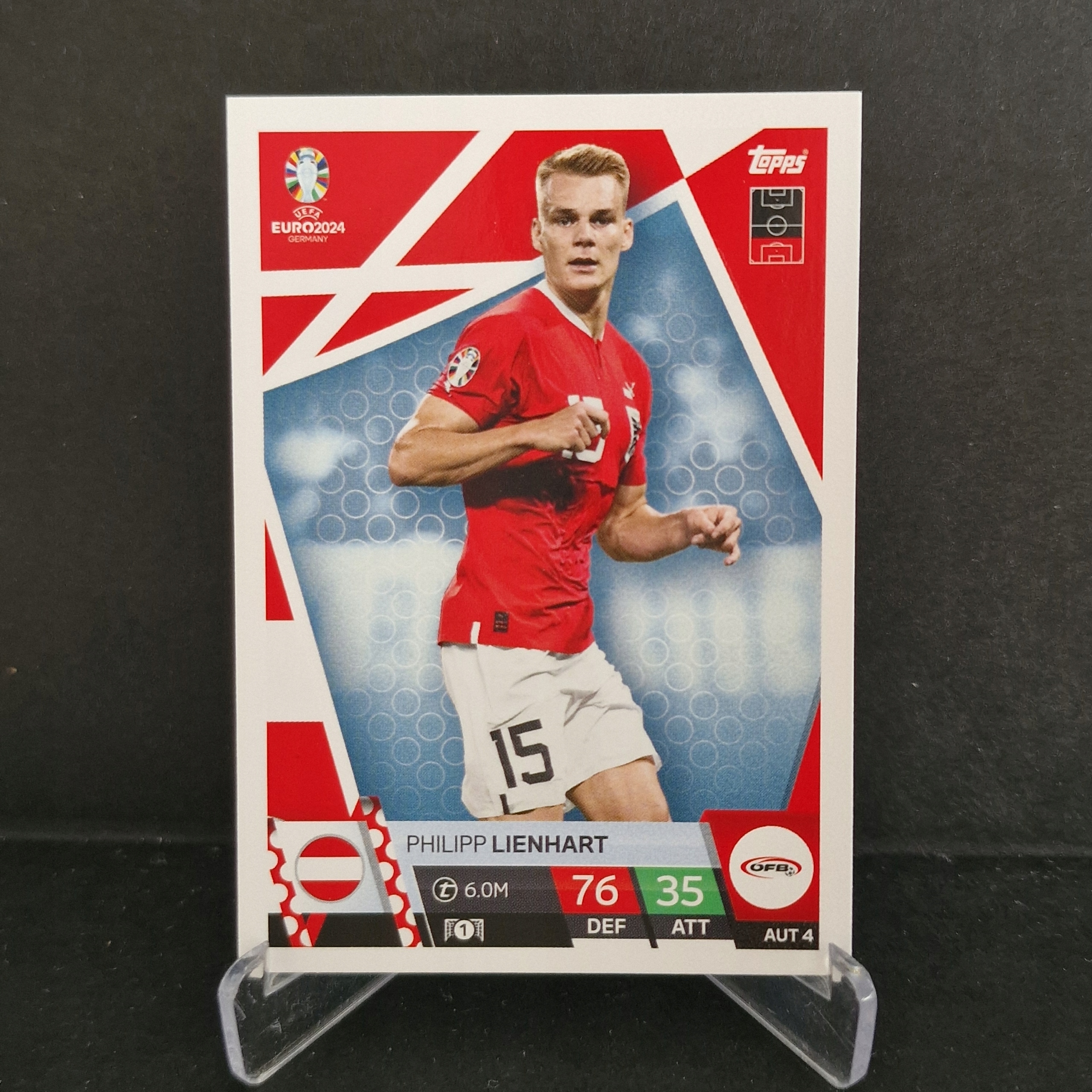 2024 Euro Topps Match Attax Lienhart Austria /EU1