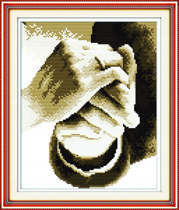 Křížková výšivka počítaná sada (kanva, mulina)