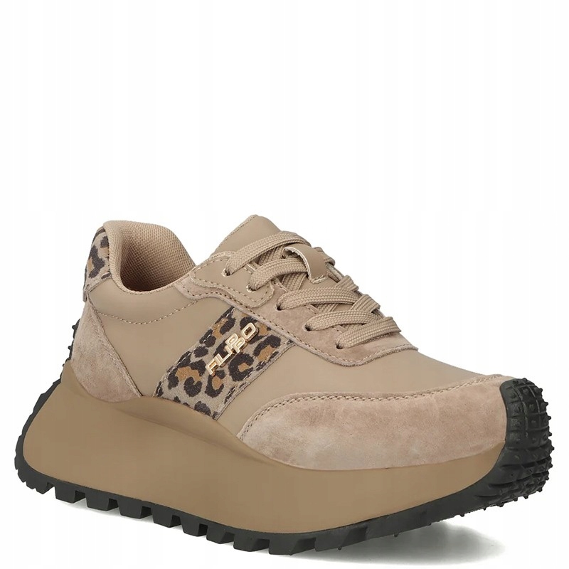 Filippo DP6785 Béžové Kožené Tenisky 38