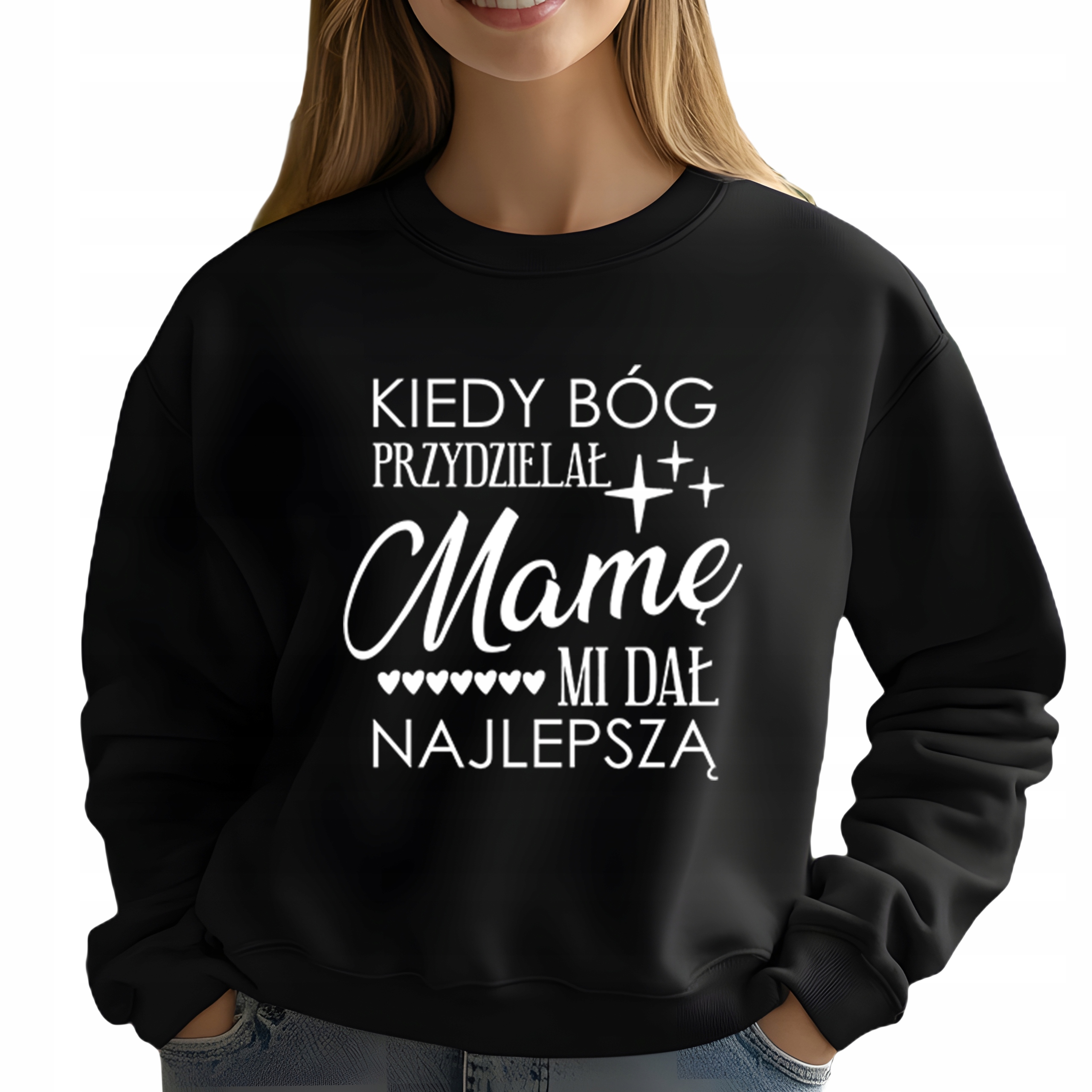 Mikina jako Dárek pro maminku Když Bůh přiděloval mamince M