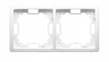 SIMON BASIC STANDARD Ramka podwójna biały BMR2/11