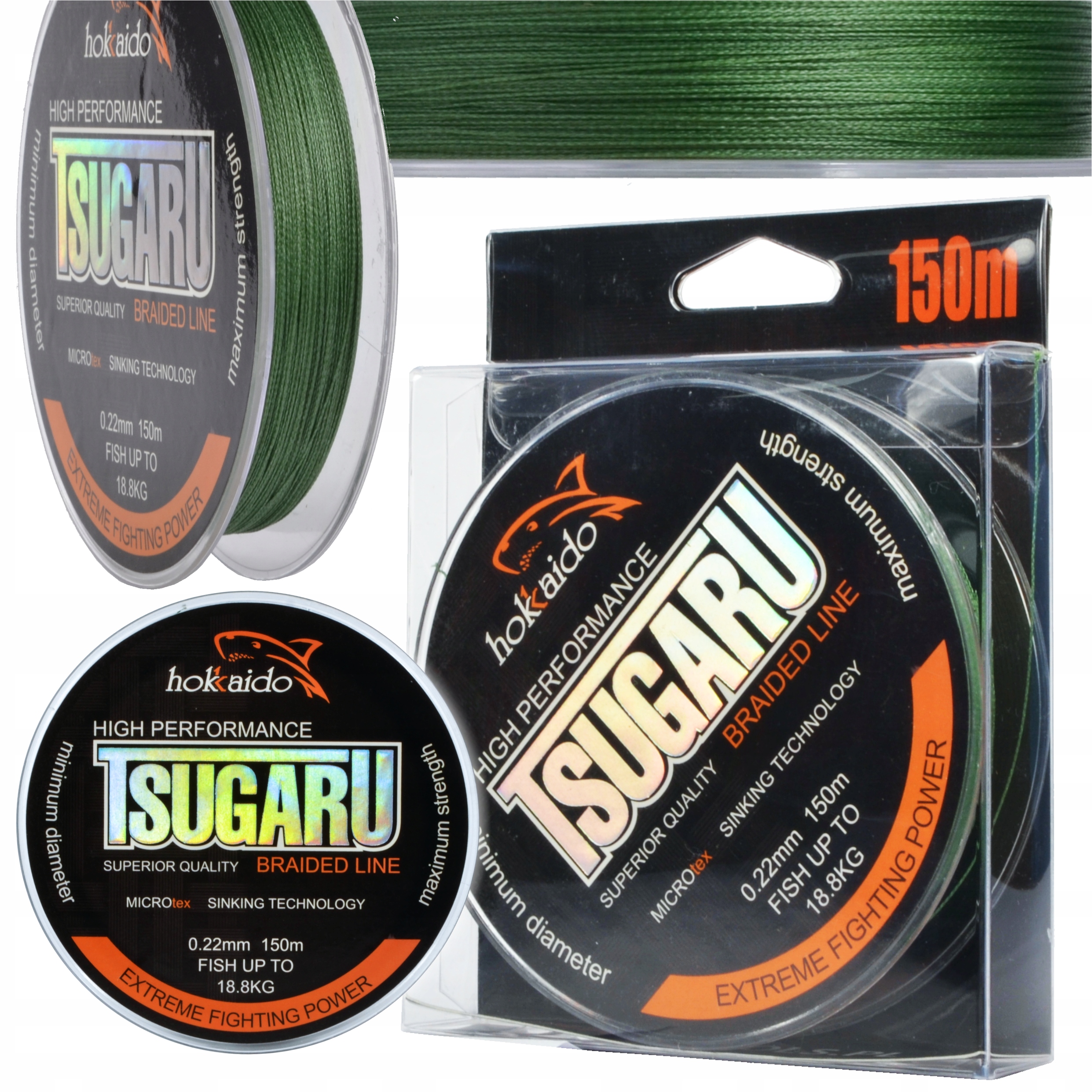 

Plecionka Tsugaru 0.35MM 150M 34.7KG Micro Tex