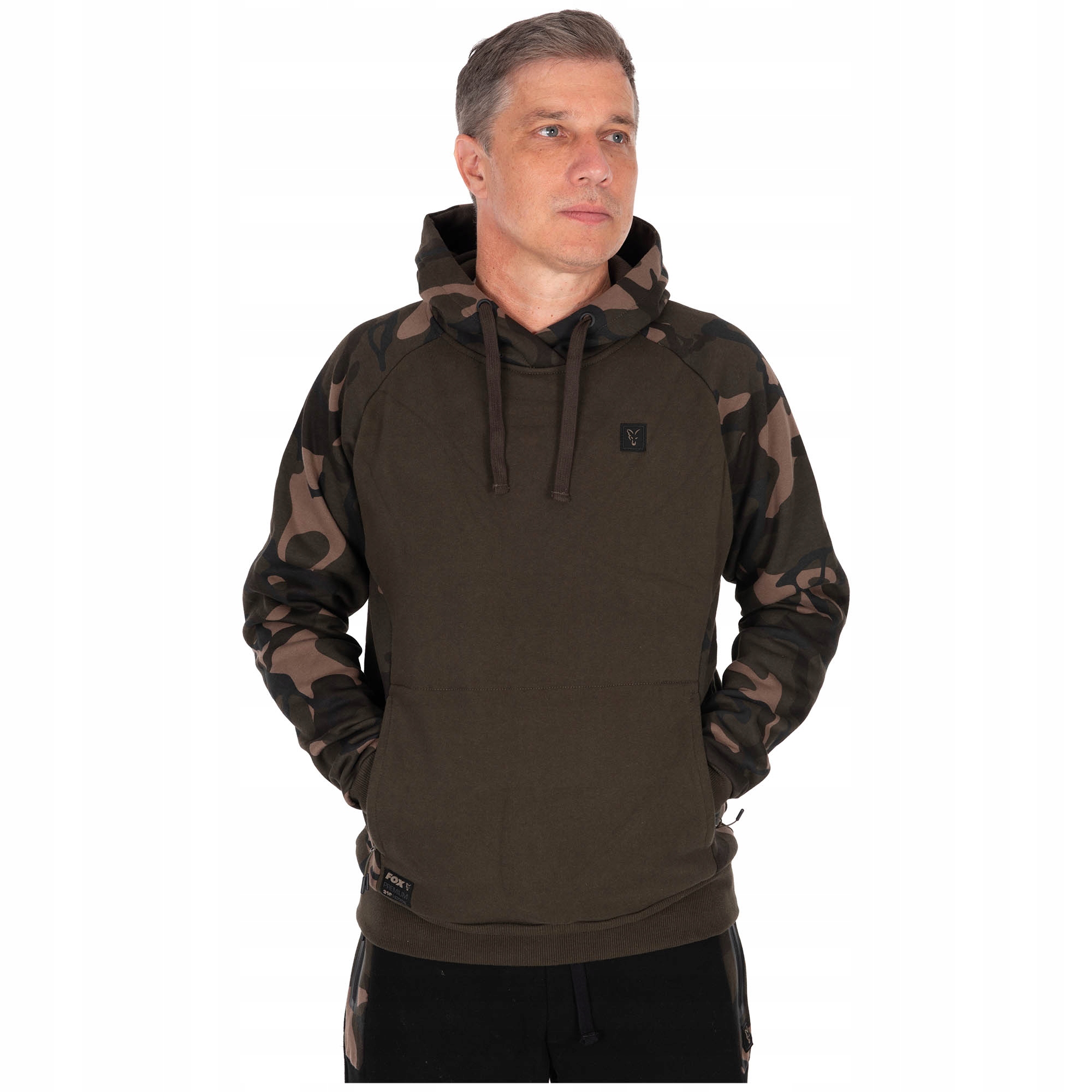 Mikina Fox Khaki Camo Pullover Premium 310 Hoodie S