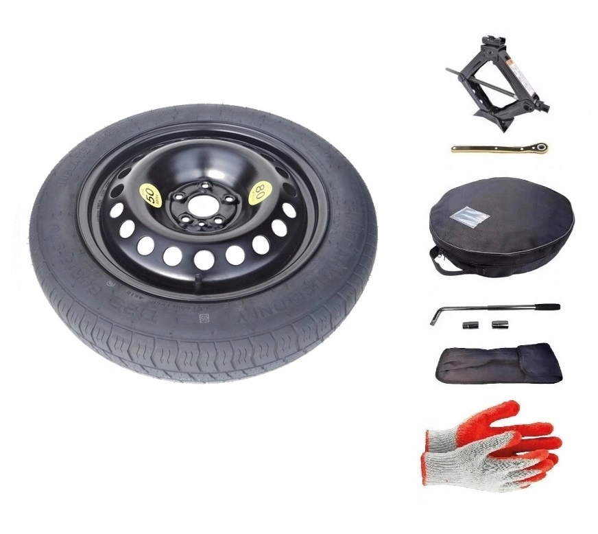 Dojezdové kolo náhradní R16 Fiat Tipo 2021- Kompletní Sada