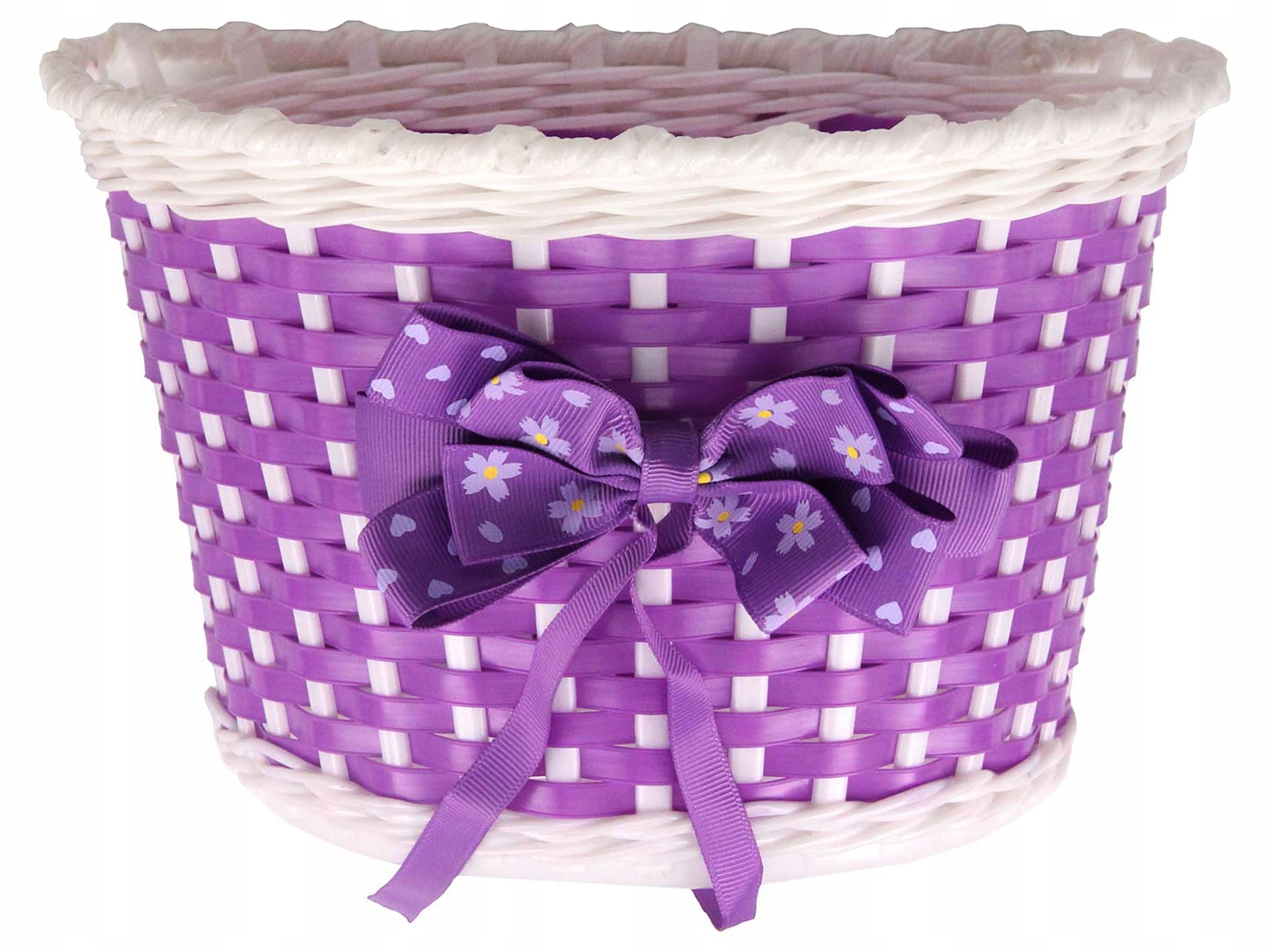 KOSZ ROWEROWY NA KIEROWNICE DLA DZIEWCZYNKI VERSO