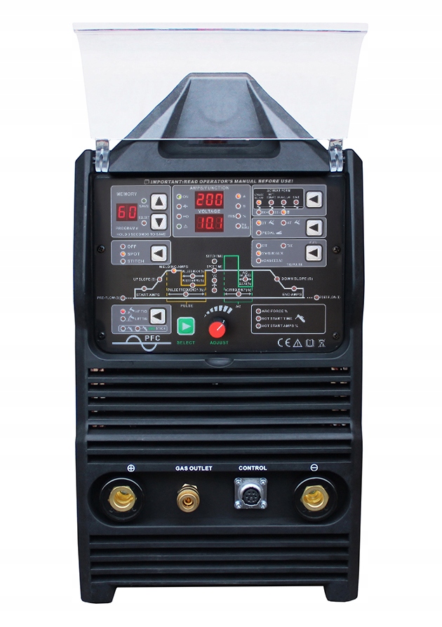 SPAWARKA INWERTOROWA JET TIG II 200-S ACDC SPOT PULS MMA ZESTAW Moc pobierana 6 kVA