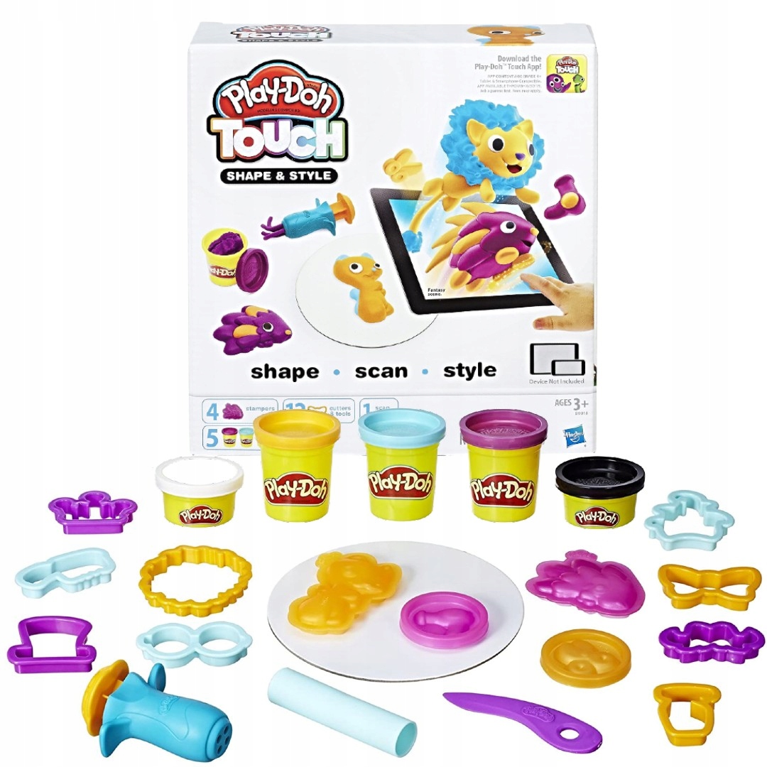 

Play-doh Ciastolina Zestaw Touch 18 Dodatków 5 Tub