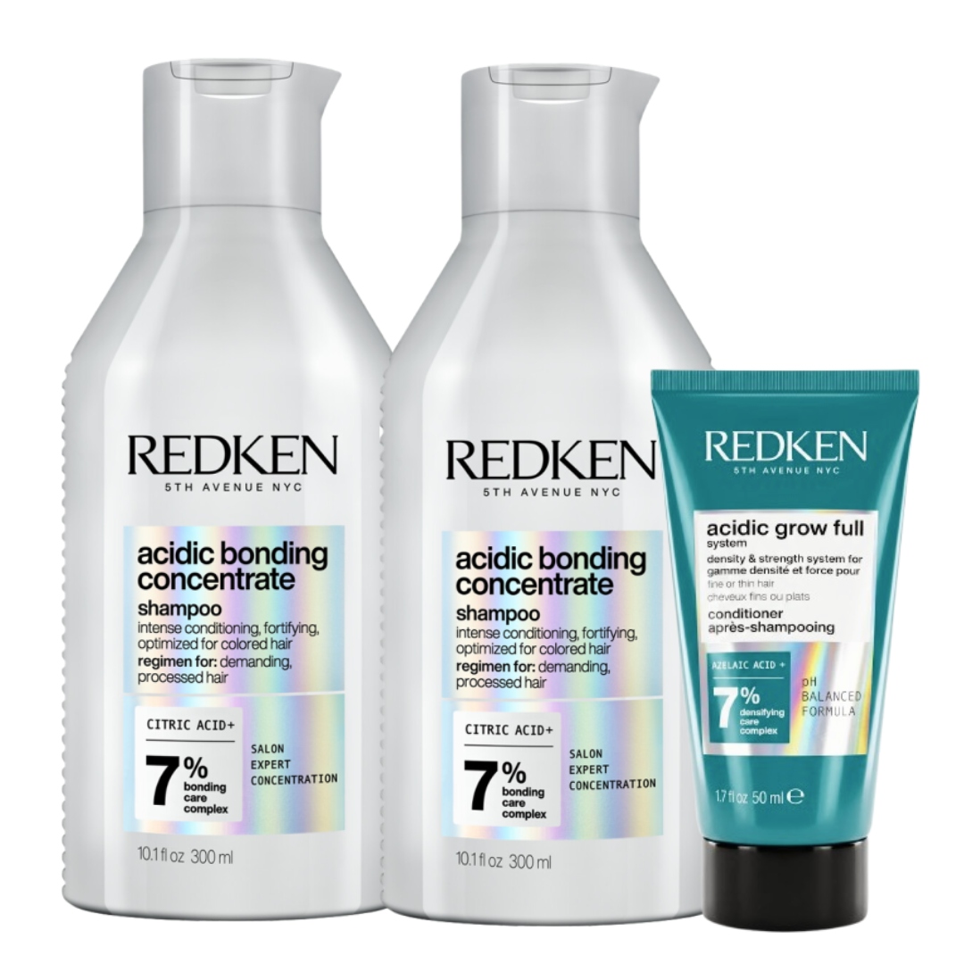 Redken Acidic Bonding Concentrate Intensywnie Regenerujący Szampon x2szt