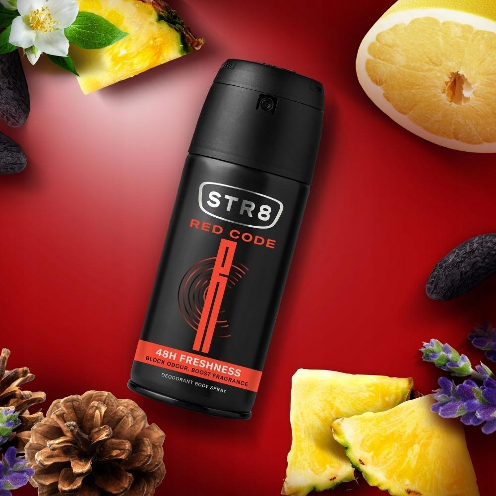 STR8 DEZODOR FÉRFIAKNAK ILLATOS SPRAY RED CODE 150ML FRISSÍTŐ Típus dezodor