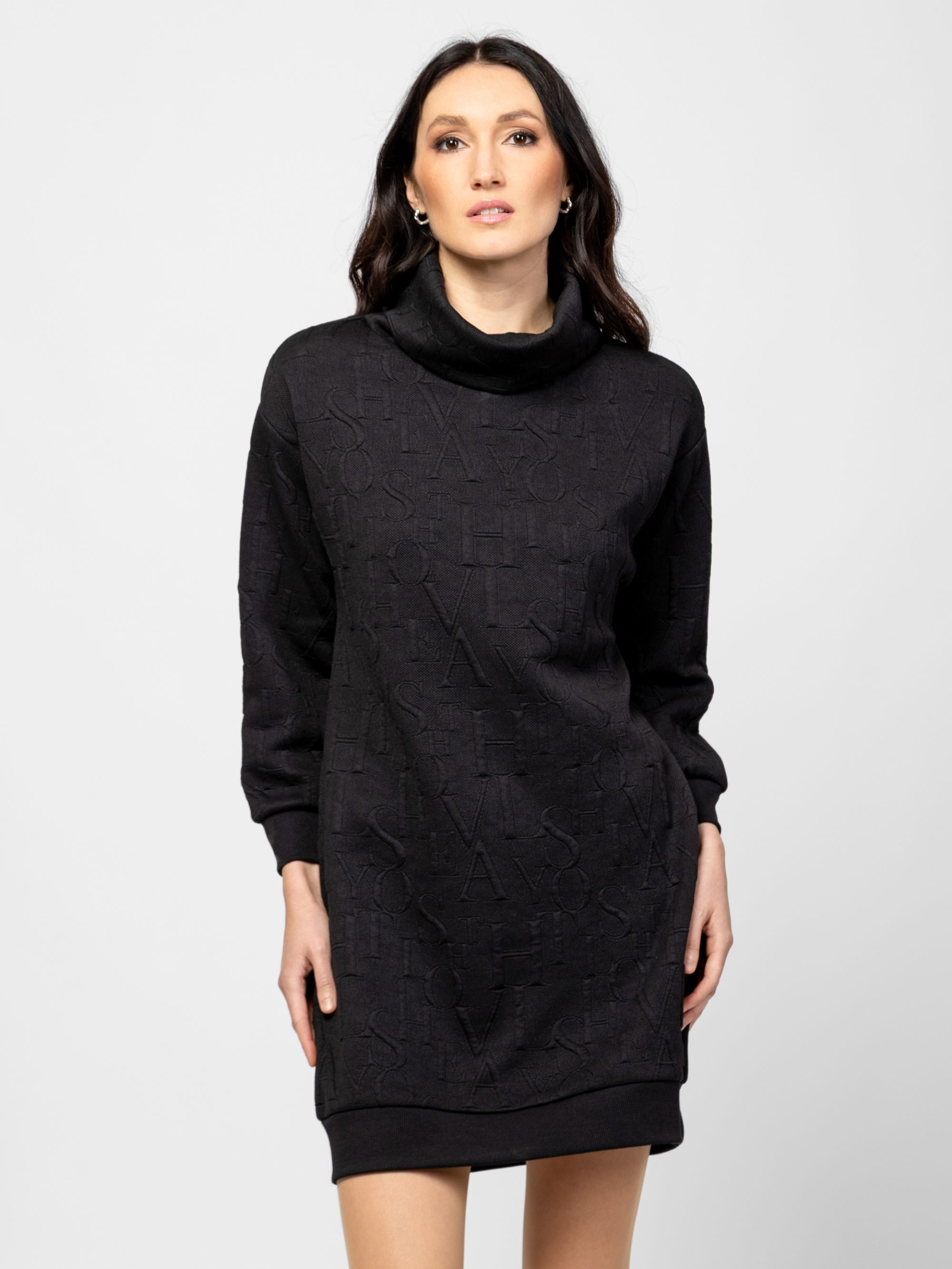 Heavy Tools Dámské Šaty S Rolákem VIENEW25 Černá M