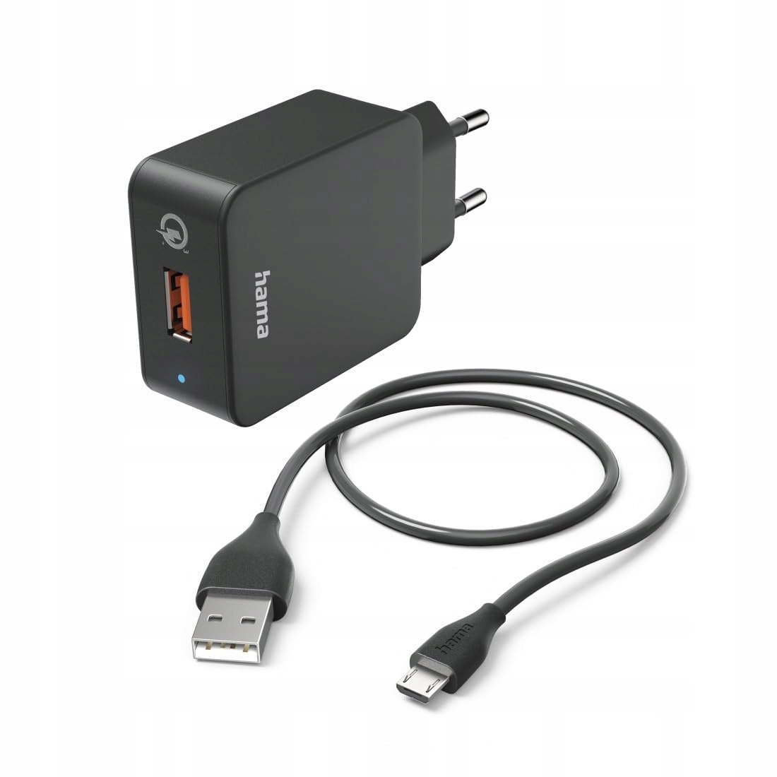 HAMA Szybka Ładowarka 19.5W Z Kablem Micro USB Qualcomm Quick Charge 3.0 — miniatura 4