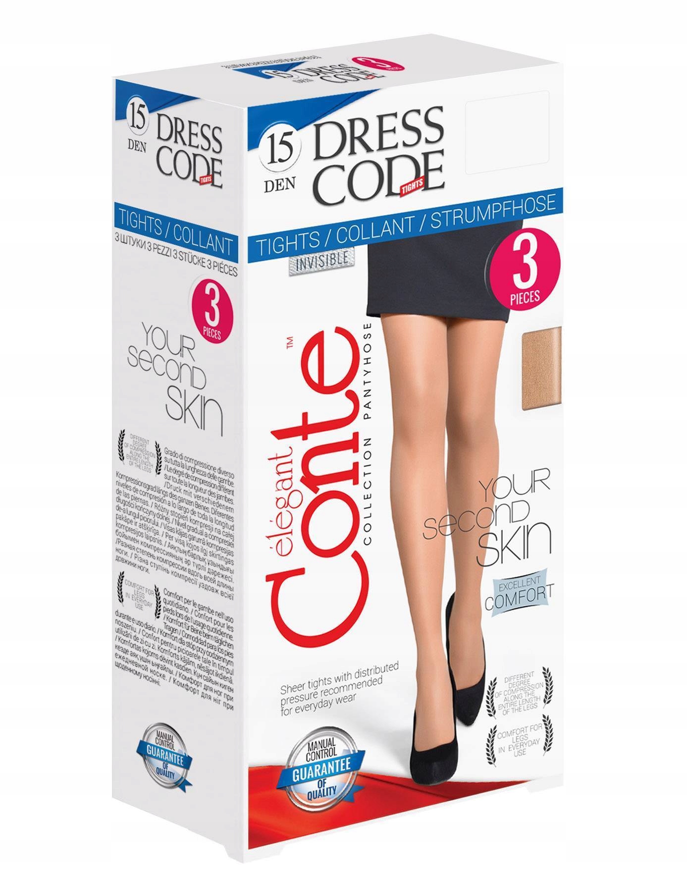 

Rajstopy Dress Code 15 Lycra (3 sztuki)