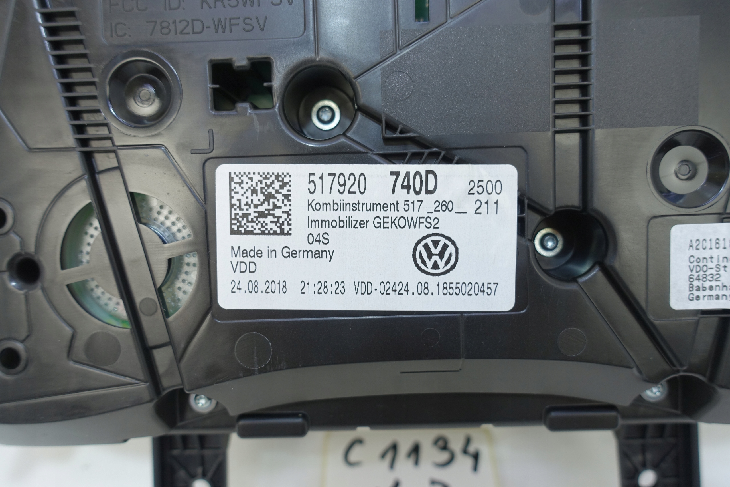 dials dials VW SPORTSVAN 517 27504KM 517920740D