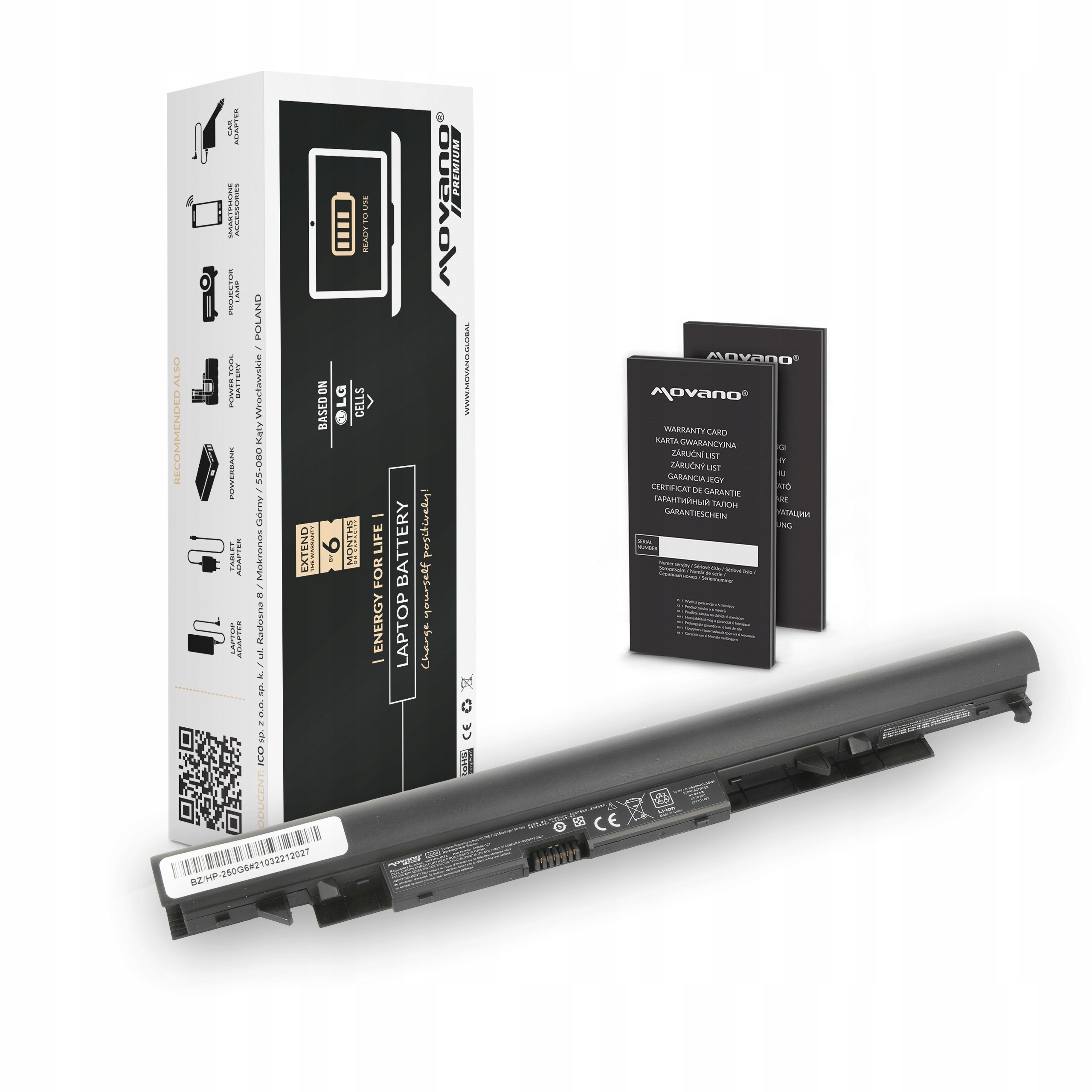 Batéria Movano Premium pre Hp 250 G6