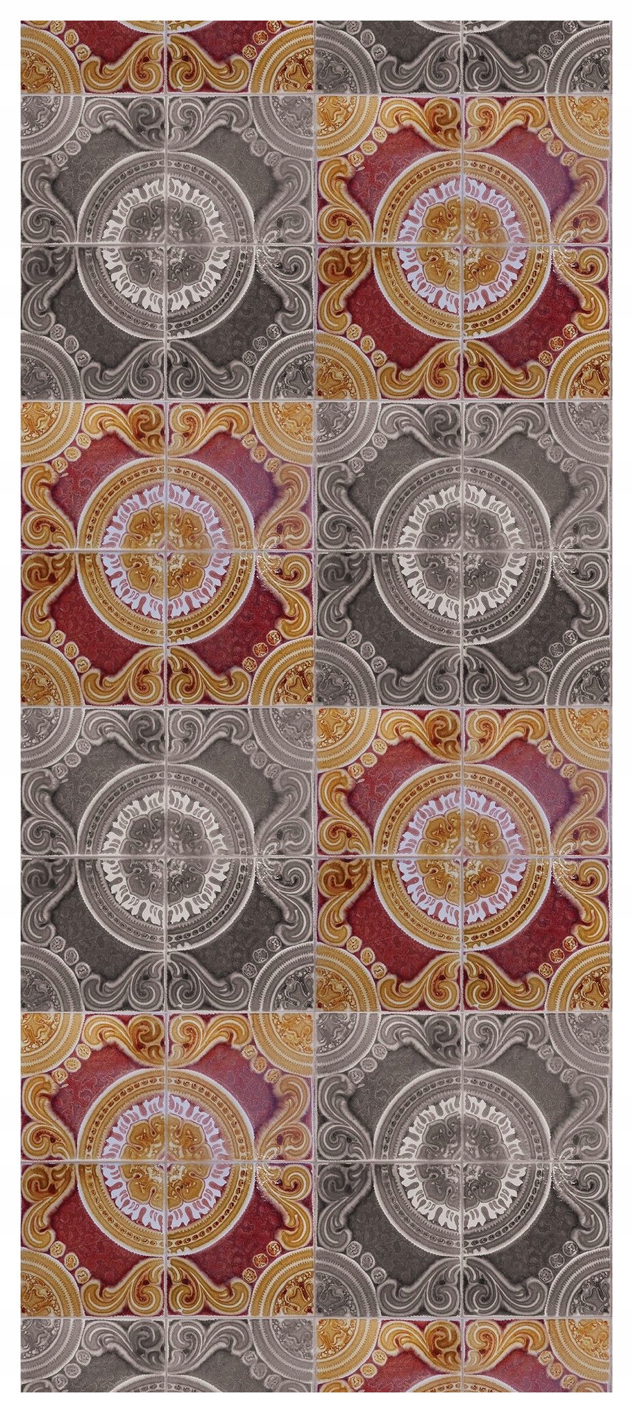 Fototapeta Dekorativní dlaždice ornamenty dlaždice vzory 91x211 lepidlo