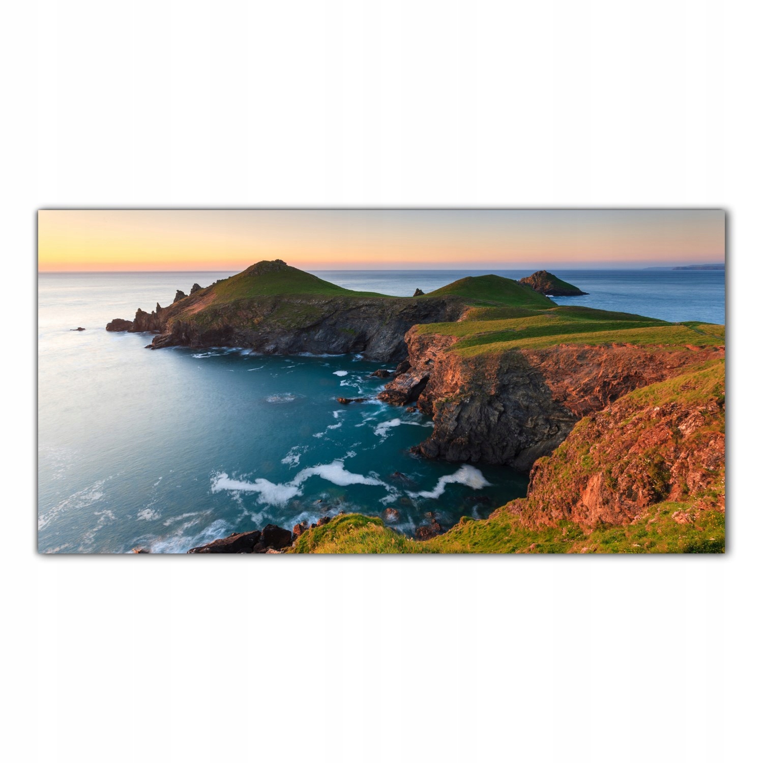 

Hartowany Obraz Szklany Klif Zachód Słońca 140x70