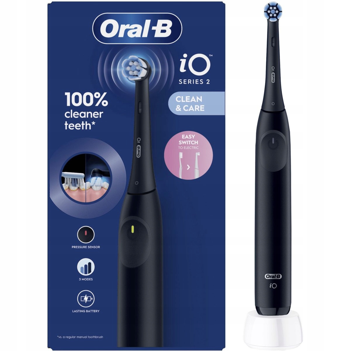 Szczoteczka Magnetyczna Elektryczna Oral-b Io Series 2 Night Black Czarna