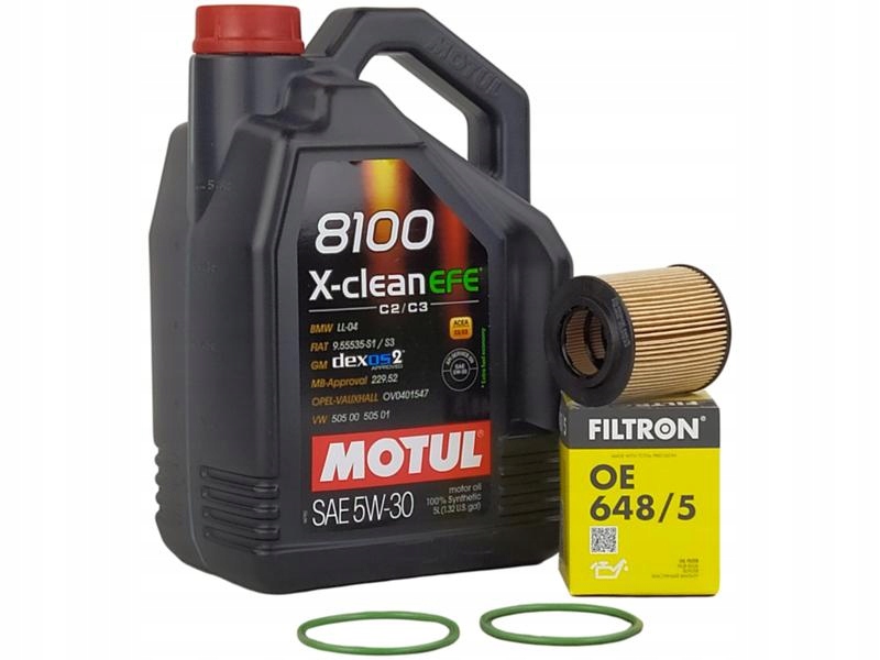 

Motul 8100 X-clean Efe 5W30 5L+FILTR Oleju OE648/5